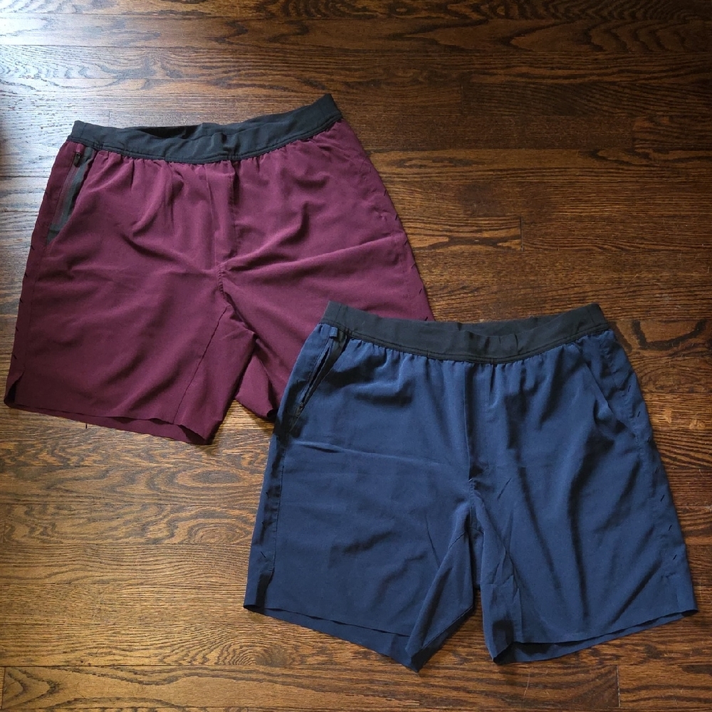 Ten Thousand Men's Maroon and Navy Shorts